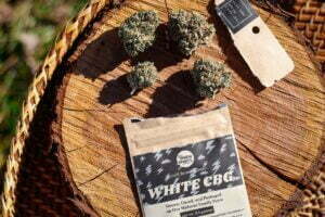 white cbg hemp flower