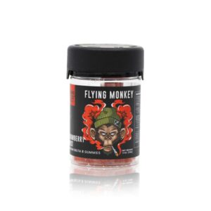 FLYING MONKEY 50MG DELTA 8 THC GUMMIES STRAWBERRY BURST