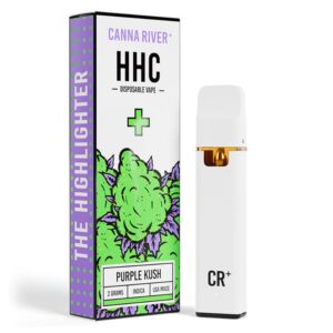 PURPLE KUSH HHC DISPOSABLE HIGHLIGHTER CANNA RIVER