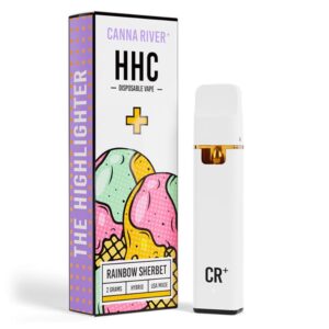 RAINBOW SHERBET HHC DISPOSABLE HIGHLIGHTER CANNA RIVER