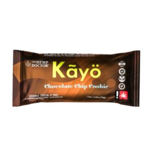 KAYO CHOCOLATE CHIP COOKIE DELTA 9 THC INFUSED BROWNIE 225MG