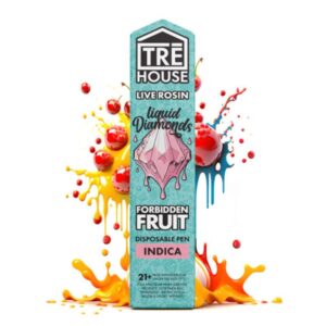 TRE HOUSE LIQUID DIAMONDS LIVE ROSIN FORBIDDEN FRUIT DISPOSABLE VAPE