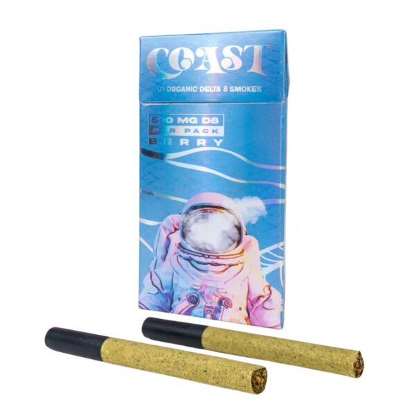 COAST DELTA 8 HEMP CIGARETTES BERRY