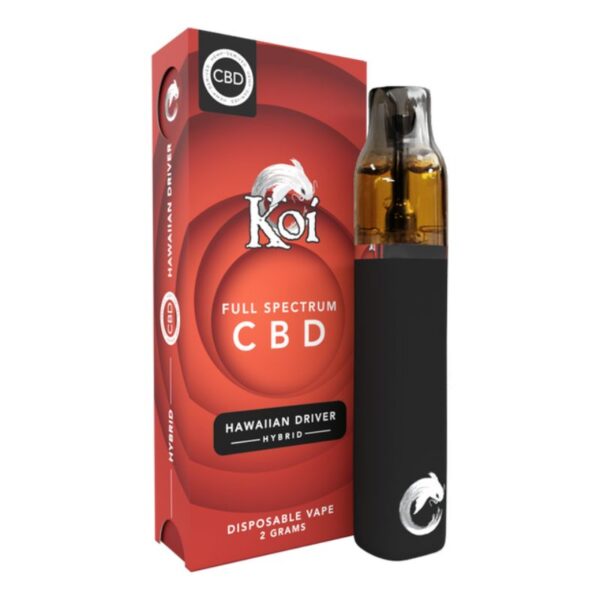 Koi CBD Full Spectrum Disposable Vape Bar (2 Gram) - Hawaiian Driver (Hybrid)