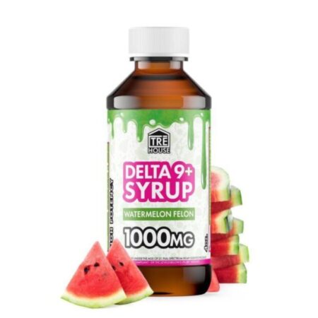 TRE HOUSE DELTA 9 THC LEAN SYRUP 1000MG WATERMELON FELON