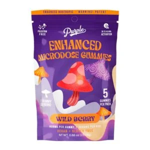 WILD BERRY - PURPLE - EHANCED MICRODOSE GUMMIES MAGIC MUSHROOMS