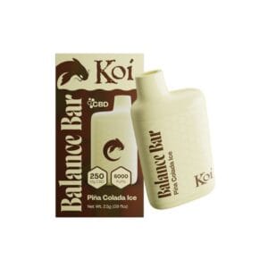 Koi CBD Balance Bar 6000 Puffs CBD Vape Pina Colada Ice