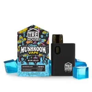 MAGIC MUSHROOM DISPOSABLE VAPE PEN TRE HOUSE - BLUE JELLO