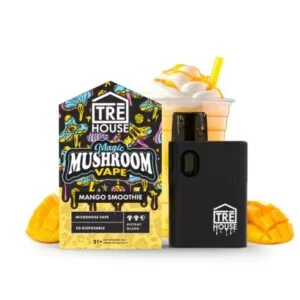 MAGIC MUSHROOM DISPOSABLE VAPE PEN TRE HOUSE - MANGO SMOOTHIE