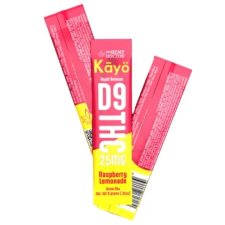 KAYO RASPBERRY LEMONADE DELTA 9 THC INFUSED DRINK MIX 25MG