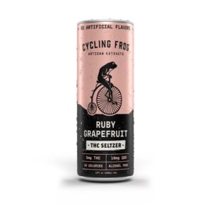 RUBY GRAPEFRUIT - CYCLING FROG THC SELTZER 5MG THC 2 TO 1 CBD TO THC