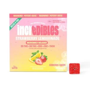 INCREDIBLY RELAXED - STRAWBERRY LEMAHHHNADE - INCREDIBLES THC GUMMIES - 50MG