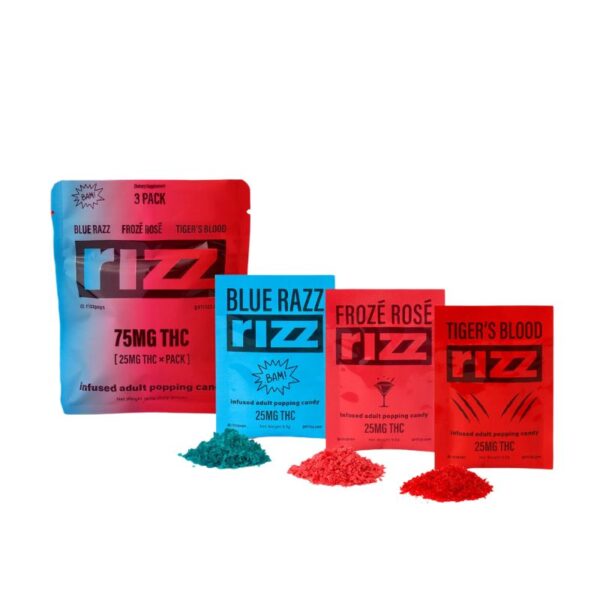 Rizz Cannabis-Infused Adult Popping Candy