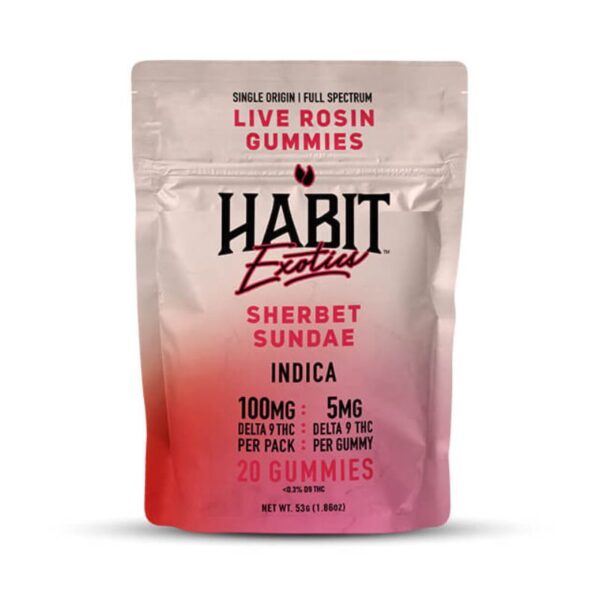 Habit Live Rosin THC Gummies